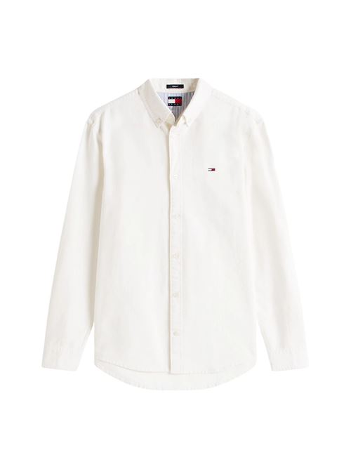 Camicia bianca in cotone Tommy Jeans | DM0DM21298YBL